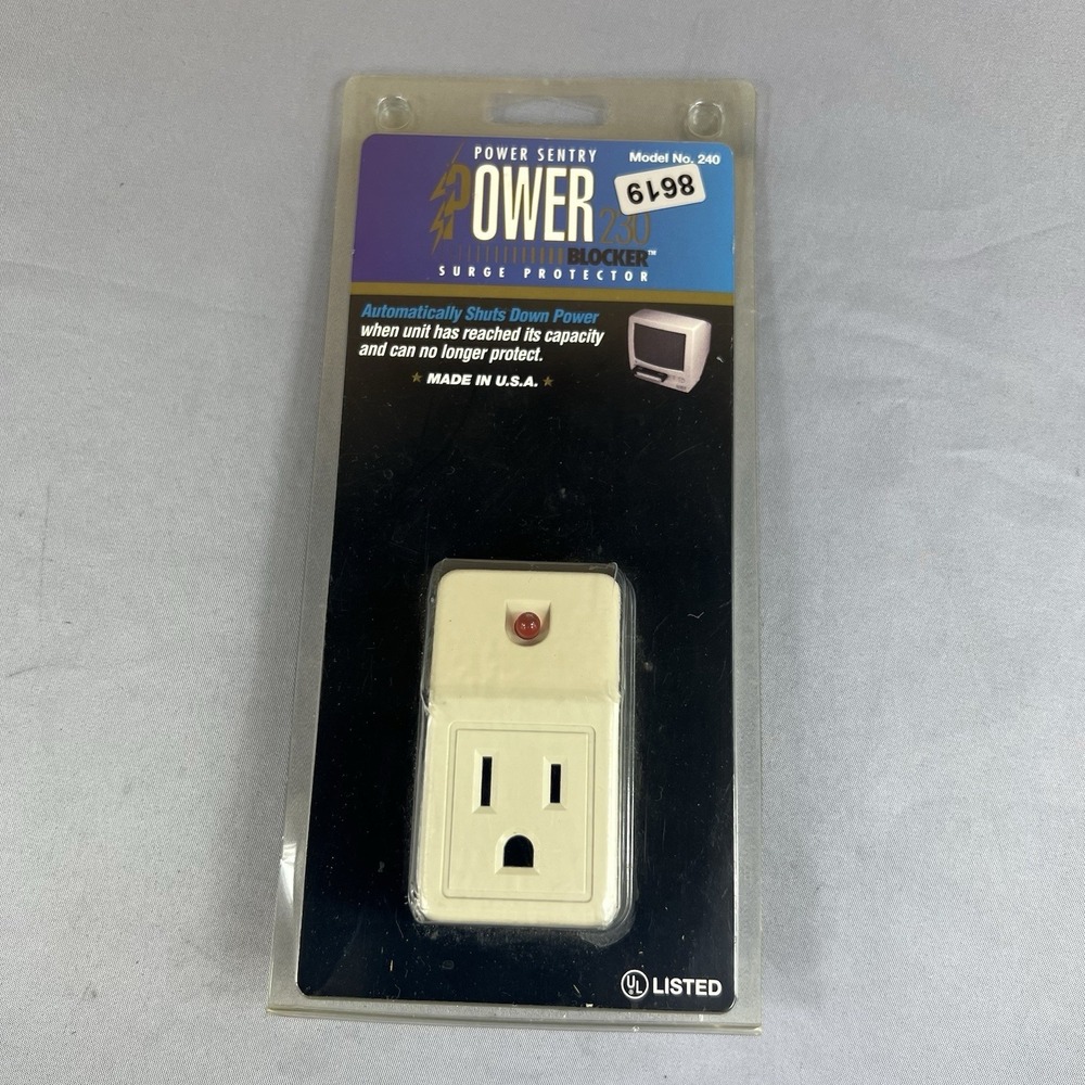Power Sentry Model 240 Surge Protector Blocker 230 Joules NEW Home Electronics
